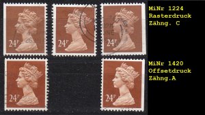 ENGLAND GREAT BRITAIN [1991] MiNr 1357 ex ( O/used ) [01] Machin Spezial 24p ...