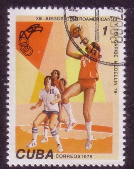 Cuba Sc. # 2196 CTO Basketball