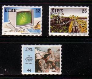 Ireland Sc 646-8 1985 Industry Engineers stamps mint NH   