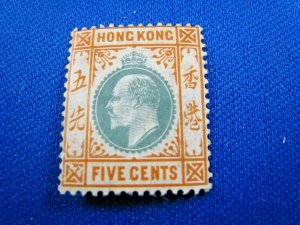 HONG KONG  1903  -  SCOTT # 74  -  MH      (Hh2)