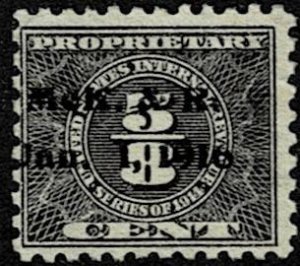 1914 United States Proprietary Scott Catalog Number RB35 Used