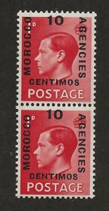 GREAT BRITAIN OFFICES - MOROCCO SC# 79-79a  FVF/MOG 1936