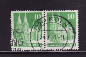 Germany 641a Pair U Cologne Cathedral