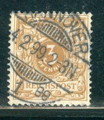 Germany Reich Scott # 46a, used, experts h/s