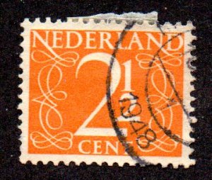 NETHERLANDS 284 USED BIN $.40 NUMERICAL