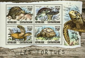 Turtles Stamp Chelonia Mydas Emys Orbicularis S/S MNH #6290-6293