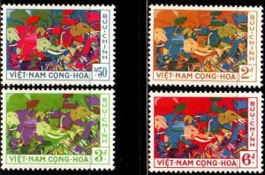 VIETNAM SÜD SOUTH [1959] MiNr 0180-83 ( **/mnh )