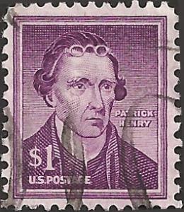 # 1052a USED DRY PRINT PATRICK HENRY