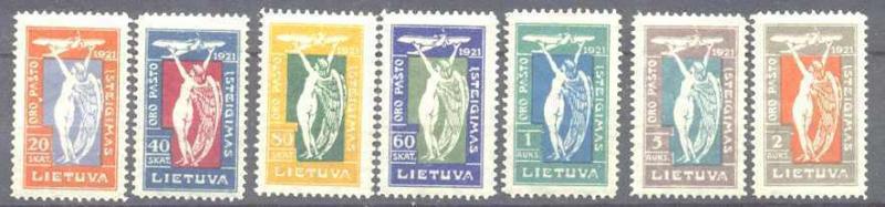 Lithuania C8-14 MNH SCV17.50