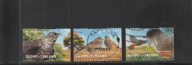 Finland  Scott#  1184a-c  Used