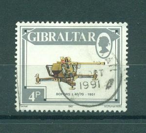 Gibraltar sc# 511 used cat value $.25