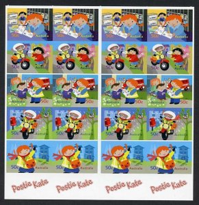 Australia SG2654b 2006 Postie Kate Self Adhesive Booklet Pane U/M