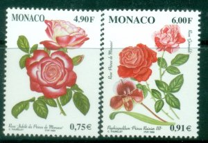 Monaco 1999 Flowers Roses MUH