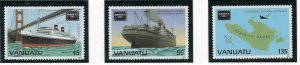 Vanuatu 419-21 MNH 1986 Ameripex (fe8679)