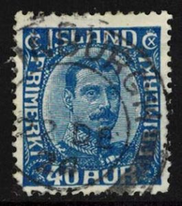 Iceland Scott 124 Used.
