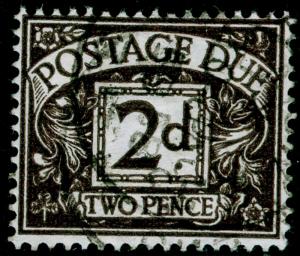 SGD49, 2d agate, USED. WMK EDWARD E2R.