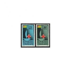 Togo 452-453,MNH.Michel 371-372. International Red Cross Centenary,1963.