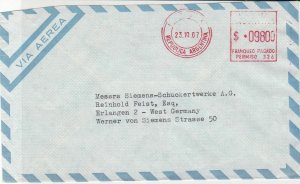 Argentina 1967 Airmail to Germany From Marval & O'Farrell Stamps Cover R18591