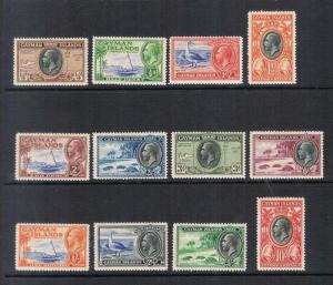 Cayman Islands 1935 KGV SG 96-107 set of 12 MLH