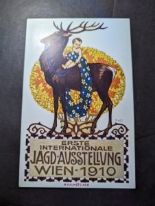 1910 Austria Souvenir Postcard Cover Vienna International Stamp Day