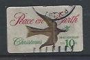 Scott # 1552 used sheet single 10 cent Peace on Earth