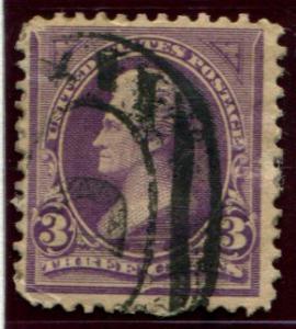 253 US 3c Jackson, used cv $10.75