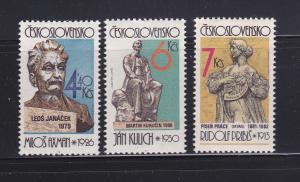 Czechoslovakia 2434-2436 MH Statues
