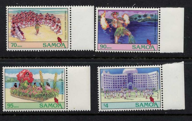 Samoa Scott 854-857 Tourism Festival! MNH! 