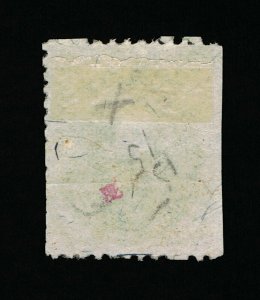 AFFORDABLE SCOTT #RO110b PRIVATE DIE J.G. HOTCHKISS MATCH ON SILK PAPER #13765