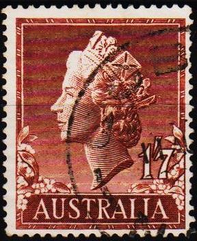 Australia.1955 1s7d S.G.282d Fine Used