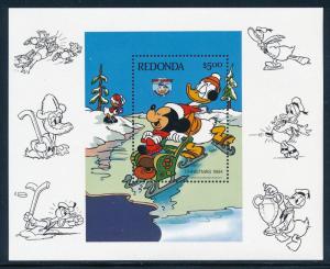 Disney Redonda - MNH Souvenir Sheet Christmas (1984)