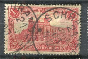 GERMANY; 1902 early Deutsches Reich issue used 1M. value POSTMARK