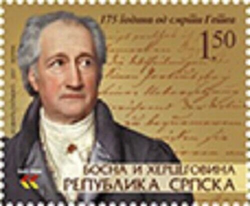 Serbian Rep. (B&H) / 2007 - Goethe (Poet), MNH 