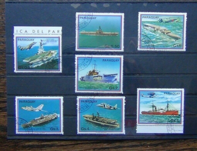 Paraguay 1977 Military Navy & Air Force set Used