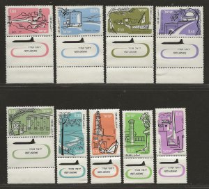 ISRAEL SC# B18-26 W/TABS    FVF/MNH