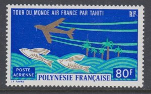 French Polynesia, Scott C96, MNH 