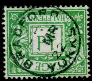 SGD1Wi, ½d emerald, FINE USED, CDS. WMK RC INV