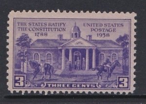 835 Constitution Ratification MNH
