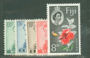 Fiji #163-166/169 Unused