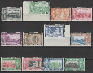 MONTSERRAT 1951 SG 123/35 MNH Cat £75