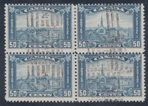 Canada #176 Used Block of 4