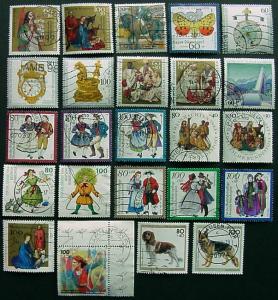 Packet, Germany, 73 Different Semi-Postals, B720 // B1043