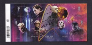 Great Britain #4057  cancelled 2020  Star Trek sheet self-adhesive