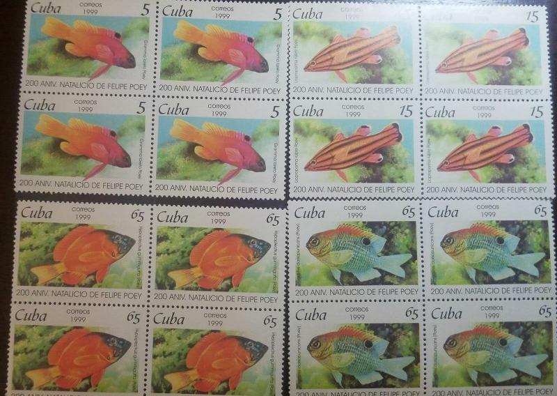 O) 1999 CUBA-CARIBE, FELIPE POEY-SCIENTIST, FISH-GRAMMA LORETO POEY-LIOPROPOMA R