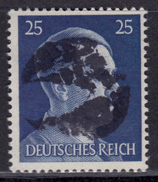 Germany Soviet Zone SBZ - LOCAL BLOSENBERG 25Pf HITLER head - Expertized Richter