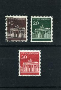 Germany 1966-68 - Sc #952-954 - Used