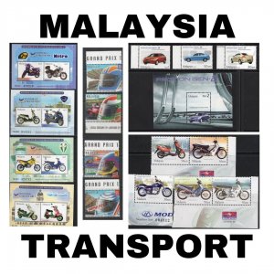 Thematic Stamps - Malaysia - Transport - Choose from dropdown menu