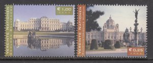 UN Vienna 327-328 MNh VF