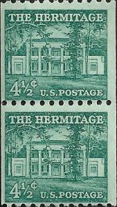 # 1059 MINT NEVER HINGED ANDREW JACKSON'S HOME THE HERMITAGE