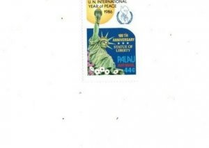 Palau - 1986 - Statue of Liberty - Single Stamp - MNH